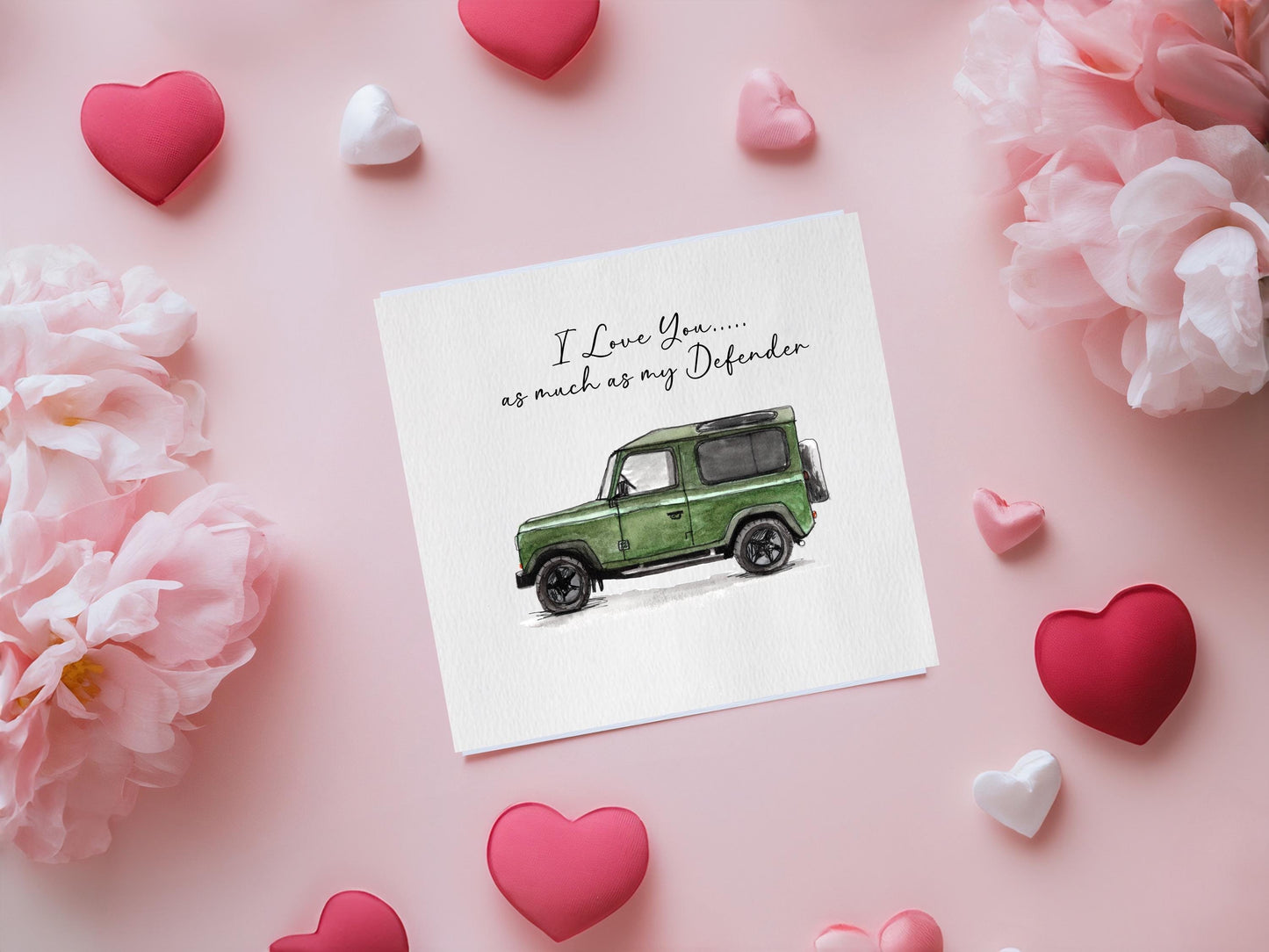 Land Rover Defender 90 Valentine’s Card | Funny Country Love Card | Defender Gift | Rural Valentine Card